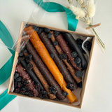 Small gift box of fruit leather and dried berries