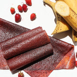 Strawberry & banana fruit leather