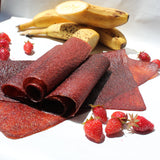 Strawberry & banana fruit leather