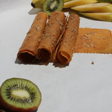 Melon & apple fruit leather with walnut