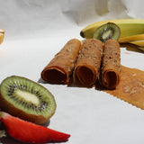 Melon & apple fruit leather with walnut