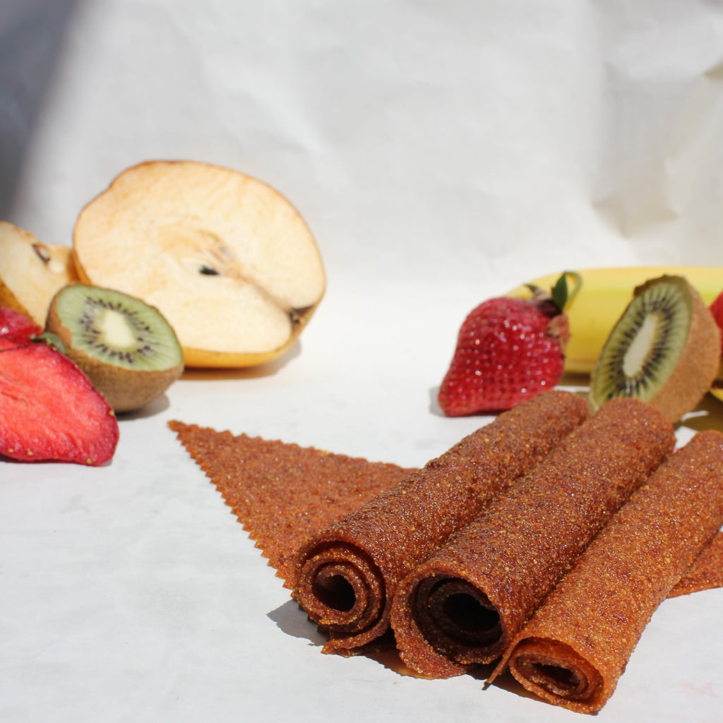 Pear & white grape fruit leather