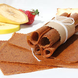 Apple fruit leather with cinnamon