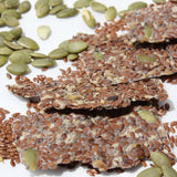 Flaxseed crackers with stevia