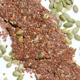 Flaxseed crackers with dates