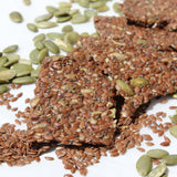 Flaxseed crackers with dates